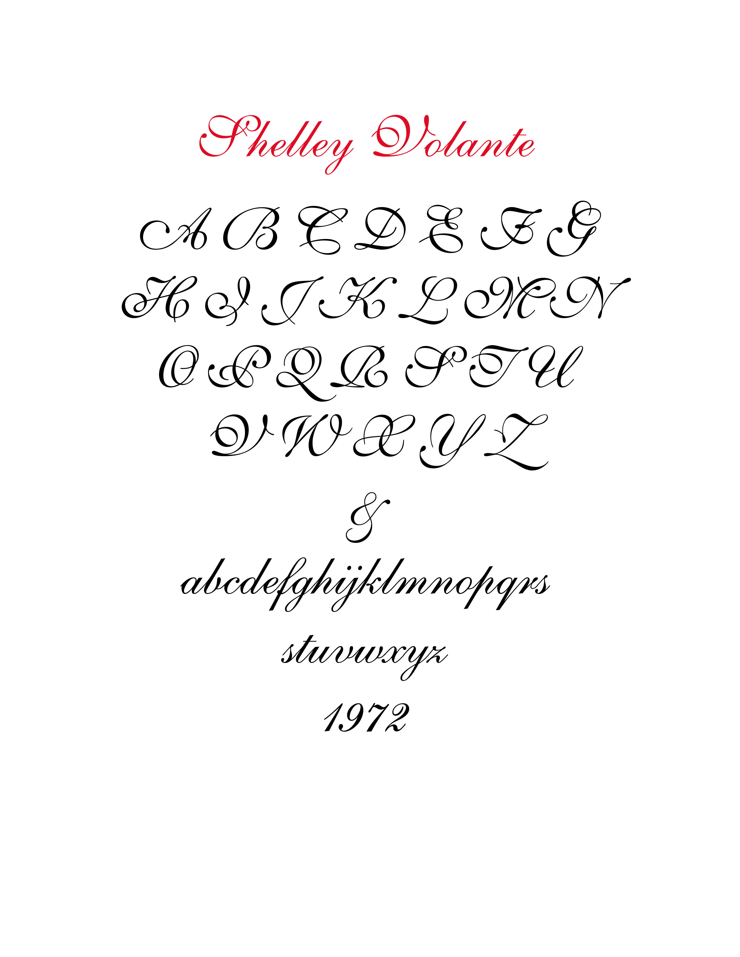 Shelley Volante, 1972