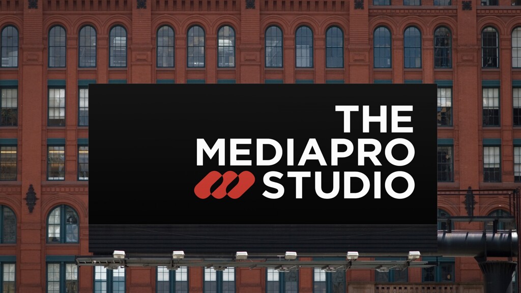 The Mediapro studio, Barcelona/Madrid Spain, identity and design programme, 2019