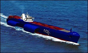 Pentamaran ship, 1995