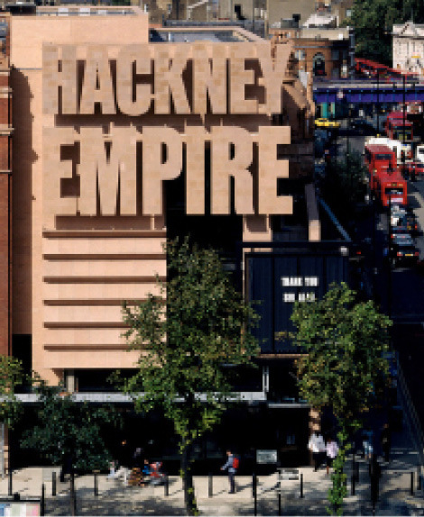Hackney Empire lettering, 2003