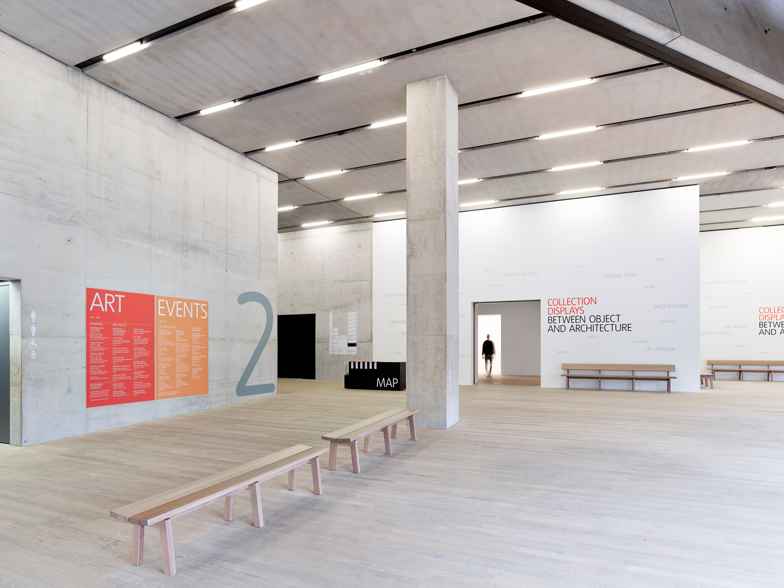 Tate Modern, Wayfinding and signage, 2016