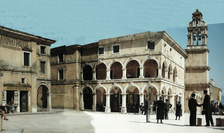 Captain Corelli’s Mandolin – Set build, 2001