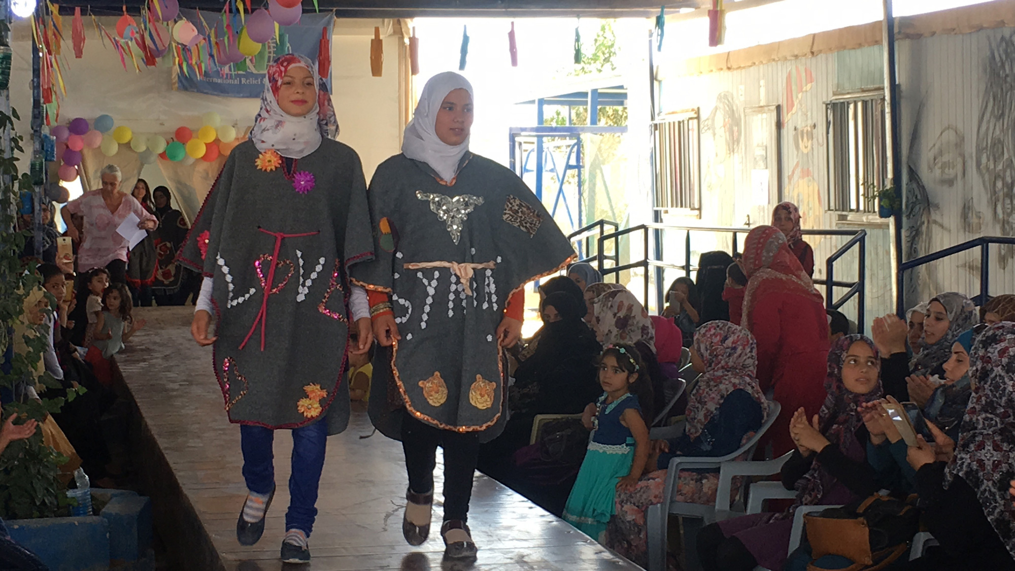 The Love Coats project, UNHCR Artist in Residence, Zaatari Refugee Camp, Jordan, 2018