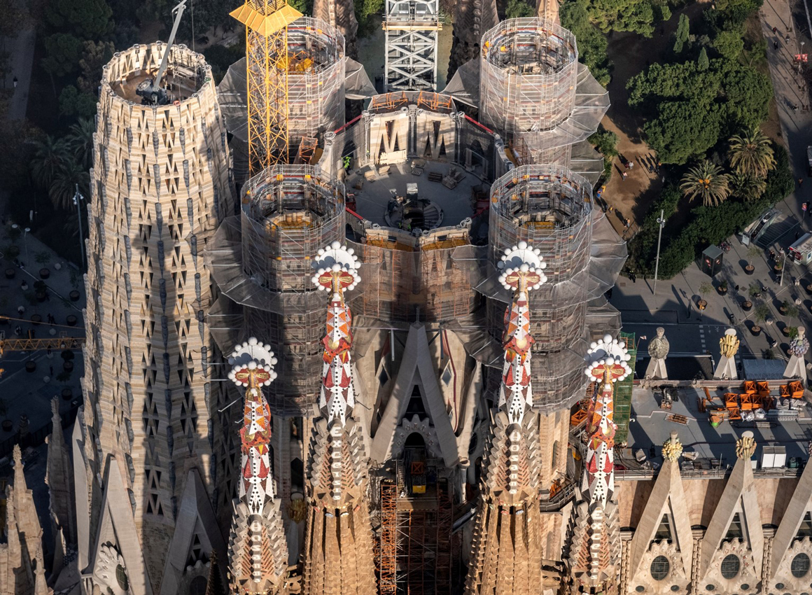 Gaudi’s masterpiece, the church of Sagrada Familia, 2015 - 2026